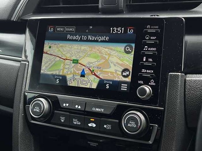 Honda Civic 1.0 VTEC Turbo SR Hatchback 5dr Petrol CVT Euro 6 (s/s) (126 ps) 